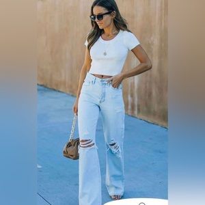 Kancan USA wide leg jeans